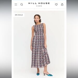 Hill House Cosima Nap Dress - Navy Emma Stripe - w/ tags